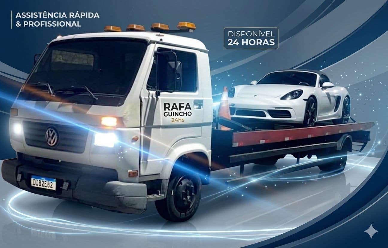 Guincho plataforma realizando atendimento em Santo André